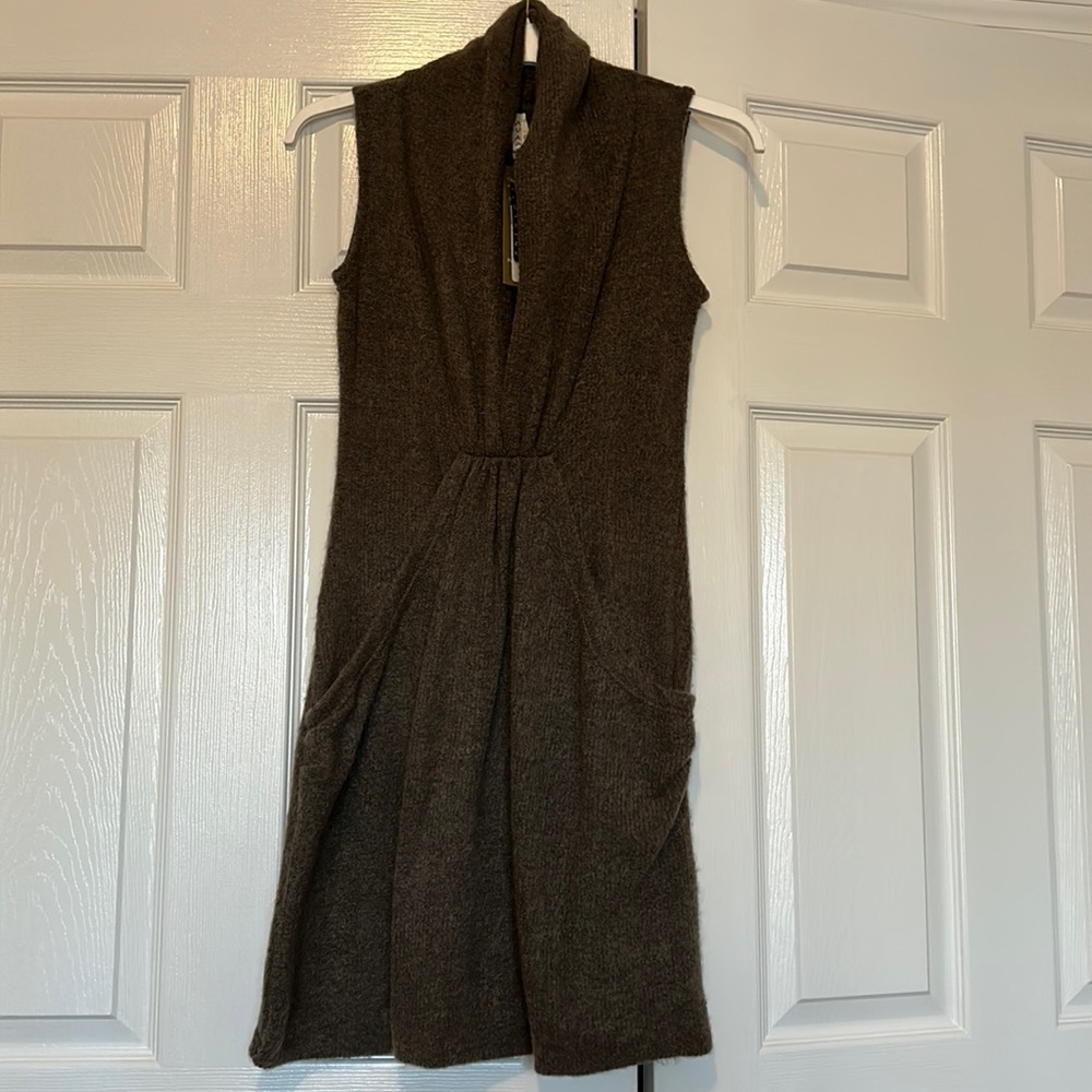 Fair Trade by Avatar olive green/brown Knit Dress